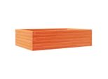 Vidaxl Fioriera Marrone Cera 90X60X23 Cm In Legno Di Pino Massiccio