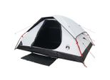 Vidaxl Tenda Familiare A Cupola 6 Persone Bianco Oscurato Impermeabile