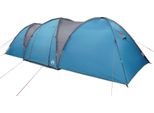 Vidaxl Tenda Familiare A Cupola 8 Persone Blu Impermeabile