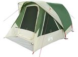 Vidaxl Tenda Da Campeggio 4 Persone Verde Impermeabile
