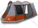 Vidaxl Tenda Auto 2 Persone Grigio E Arancione Impermeabile