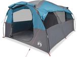Vidaxl Tenda Familiare A Tunnel 6 Persone Blu Impermeabile