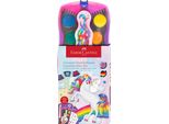 Faber-Castell 125035 FABER-CASTELL Connector Scatola Di Colori Opachi Unicorno, 12 Colori