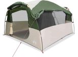 Vidaxl Tenda Familiare A Tunnel 6 Persone Verde Impermeabile