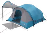 Vidaxl Tenda Familiare A Tunnel 8 Persone Blu Impermeabile