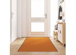 Vidaxl Zerbino Arancione E Nero 120 X 350 Cm Poliammide E Pvc