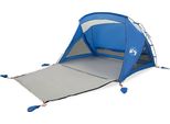 Vidaxl Tenda Da Spiaggia 2 Persone Blu Azzurro Impermeabile