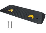 Rampa Per Soglie Rampa Per Soglie Di Porte In Gomma Piena Portata 15 Tonnellate Rampa Per Cordoli Con Canale 111X40,6X5Cm Rampa Per Sedie A Rotelle Rampa In Gomma Ideale Per Terreni Irregolari Cordoli