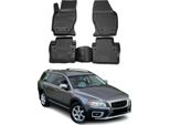 2007-2021 Volvo XC70 Tappetini Tpe Nero 4 Pz