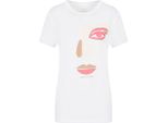 Armani Exchange - Maglietta GT8983 Per Donna (Xs) (Bianco)