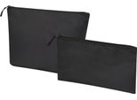 Floso - Borsa Per Cosmetici "Swift"", Materiale Riciclato (Confezione Da 2) PF4788 (Taglia Unica) (Nero)"