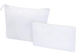Floso - Borsa Per Cosmetici "Swift"", Materiale Riciclato (Confezione Da 2) PF4788 (Taglia Unica) (Bianco)"
