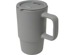 Floso - Tazza Da Viaggio "Carter"", Ceramica, 450Ml PF4832 (Taglia Unica) (Grigio)"