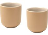 Seasons - Tazza Per Espresso, In Ceramica (Confezione Da 2) PF4799 (Taglia Unica) (Farina D'avena)