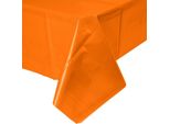 Amscan - Tovaglia A Tinta Unita Per Feste, Plastica SG39117 (Taglia Unica) (Arancione)