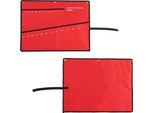 Multi Pocket Roll Up Strumenti Borsa Di Stoccaggio Chiave Inglese Pinze Porta Chiavi Tela Organizzatore (25 Tasche)
