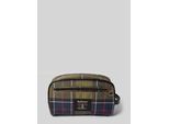 Kulturbeutel mit Tartan-Muster