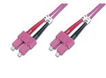Cavo Patch In Fibra Ottica Digitus, Sc/Sc Mm OM4 - 50/125 µ, Duplex