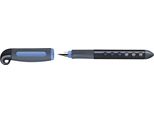 Faber-Castell 149861 Stilografica Scolastica Scribolino - Mancino, L, Nero/Blu