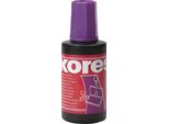 Kores Stempelfarbe, Inhalt: 27 Ml, Violett