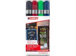 Edding 4095 Pennarelli A Gesso Assortiti (Set Di 4)
