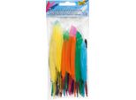 Folia 55119 Folia Piume Indiane, 10 G, Colori Assortiti