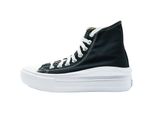 Converse Ct As Move Nero Bianco Donna Scarpe Hi Top Lace Up In Le En Con Piattaforma - 3 Uk - 35 Eu - 5 Us / Nero Bianco