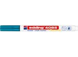Edding 4085 Pennarello A Gesso Blu Metallizzato
