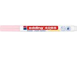 Edding 4085-138 4085 Pennarello A Gesso - 1 - 2 Mm, Rosa Pastello