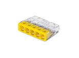 WAGO Verb.dosenkl 5x2.5 mm2 transp./gelb