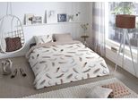 Biancheria Da Letto Good Morning In Flanella 3 Pezzi Copripiumino 240 X 220 Cm Federa 60 X 70 Cm Piume 7020.00.03 Bianco