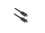 StarTech.com 3ft (1m) Thunderbolt 5 Cable 80Gbps/120Gbps Certified - Thunderbolt cable - Thunderbolt 5 to Thunderbolt 5 - 1 m