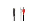 Nedis subwoofer cable - 20 cm