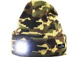 Cattara 14020 - Berretto Army Con Lampada A Led Ricarica Usb
