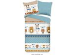 Set Di Biancheria Da Letto In Flanella Good Morning Woodland Colour Multi Size 135X200+80X80