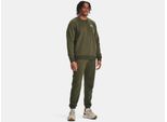 Under Armour Ua Essential Fleece Jogger - Navy Od Green, Taglia:S