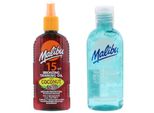 Olio Malibu Con Cocco SPF15 200 Ml + Gel Dopo Aver Preso Il Sole 100 Ml