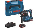 Bosch Gbh 18V-22 Professional Trapano A Percussione A Batteria 18 V 1,9 J Sds Plus Brushless ( 0611924002 ) + 2X Batteria 4,0 Ah + Caricabatteria + L-Boxx
