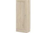 Libreria Base 1 Anta Struttura Rovere Decor.