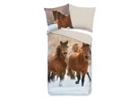 Set Di Biancheria Da Letto In Flanella Good Morning Ponies Colore Multi Dimensioni 135X200+80X80