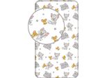 Tom & Jerry Spannbettuch Einzel - 90 X 200 Cm - Multi
