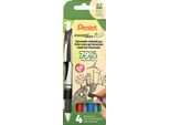 Pentel® BL77E-4 Roller In Gel Liquido Energel Eco - 0,35 Mm, Set Di 4 Pezzi Assortiti