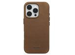 Cover Per Iphone 16 Pro - Vera Pelle - Custodia Rigida/Copertura Posteriore Accezz - Cognac