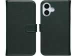 Cover Per Iphone 17 - Vera Pelle - Custodia Selencia Flip Flap - Verde