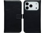 Custodia Per Iphone 17 Pro - Vera Pelle - Custodia Selencia Flip Flap - Nero