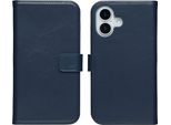 Cover Per Iphone 17 - Vera Pelle - Selencia Flip Flap - Blu