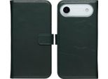 Custodia Per Iphone Air - Vera Pelle - Selencia Flip Flap - Verde