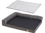 Cuccia Per Cani, Sfoderabile, Rivestimento Interno Impermeabile, Grigio, Xl
