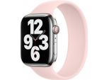 Cinturino Apple Solo In Silicone Per Apple Watch | 44/45/46/49 Mm - Taglia 3 - Rosa Gesso