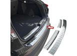 Protezione Paraurti In Acciaio Inox Interna + Esterna Cromata Adatta Per Audi Q4 E-Tron Sportback Bj Dal 2024>